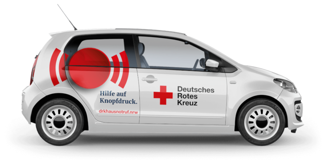 Das Deutsche Rote Kreuz verfügt über einen eigenen Hausnotruf-Bereitschaftsdienst.